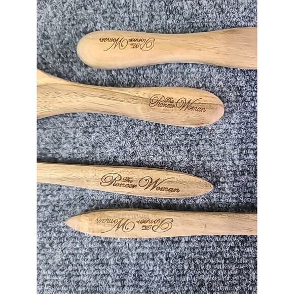 Pioneer Woman Sweet Rose Mini Crock Utensils Set 7-Piece Ceramic Silicone Wood - Picture 4 of 11